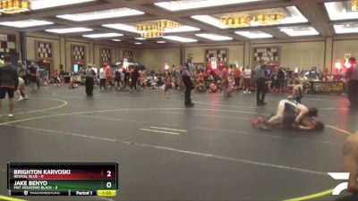 100 lbs Finals (8 Team) - Jake Benyo, Mat Assassins Black vs Brighton Karvoski, Revival Blue