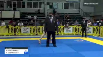 Adam John Bradley vs Walker Cole Madden 2021 Pan IBJJF Jiu-Jitsu No-Gi Championship