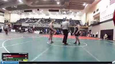 285 lbs Cons. Round 4 - Ian Padilla, Indiana vs Justin Brown, Indiana