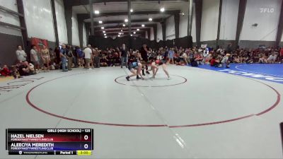 125 lbs Semifinal - Hazel Nielsen, FordDynastyWrestlingClub vs Aleeciya Meredith, FordDynastyWrestlingClub