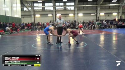 149 lbs Cons. Round 1 - Ethan Tanner, Norwich University vs Jimmy Barrett, Western New England University