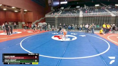 82 lbs Semifinal - Mack Grant, Douglas Wrestling Club vs Kaice Ruby, Touch Of Gold Wrestling Club