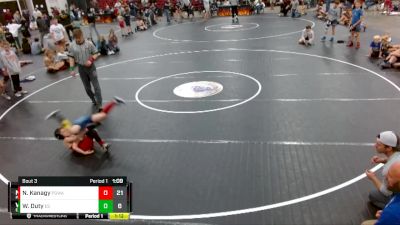 65 lbs Round 3 (3 Team) - Nathanael Kanagy, Palmetto State Wrestling Academy vs William Duty, Eastside