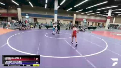 70 lbs Round 3 - Joseph Olszta Iii, Haslet WC vs Lincoln Valentin, Warrior Trained Wrestling