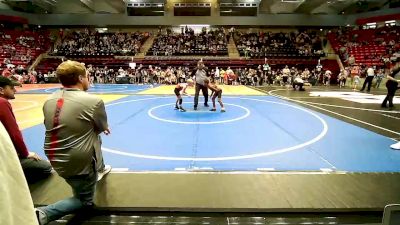 60 lbs Quarterfinal - Kadan Mclaurin, Tulsa North Mabee Stampede vs Creek Cassity, Barnsdall Youth Wrestling