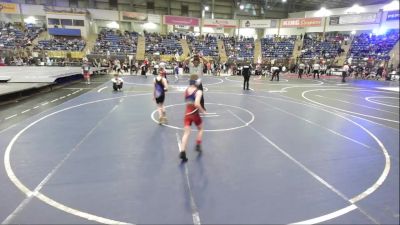 70 lbs Quarterfinal - Josiah Gonzales, Betterman Elite vs Gage Bauer, West Grand