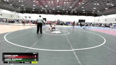 132B Cons. Round 1 - Dominic Navin, McDonald County vs Joseph Jeanquart, Luxemburg-Casco