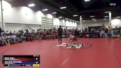 83 lbs Placement Matches (16 Team) - Nico Emili, Pennsylvania Blue vs Dalton McDaniel, Missouri Red