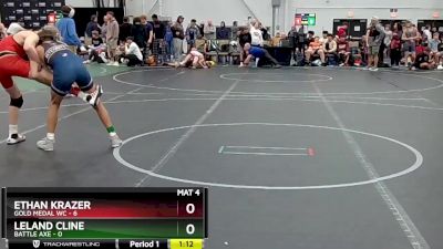 106 lbs Round 7 (8 Team) - Ethan Krazer, Gold Medal WC vs Leland Cline, Battle Axe