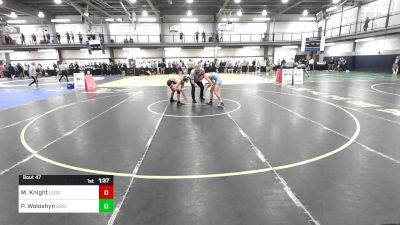 130A lbs Rr Rnd 1 - Mason Knight, Legacy Dragons vs Pat Woloshyn, Crs/apache