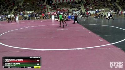 113 lbs Cons. Round 2 - Kenyon Clements, Helena vs Eli`Sha Thomas, Jackson-Olin HS