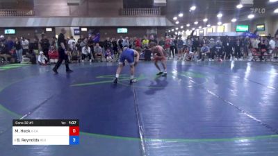 60 kg Cons 32 #1 - Marcus Heck, X-Calibur vs Braylon Reynolds, Red Cobra Wrestling Academy