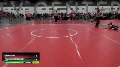 80 lbs Cons. Round 2 - Fisher Montgomery, CARE vs Davis Lenz, SJCC