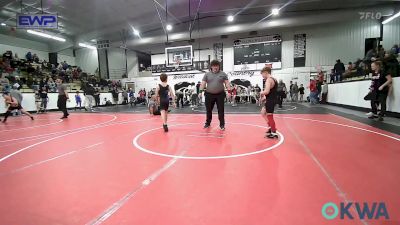 92 lbs Quarterfinal - Carson Riley, Sperry Wrestling Club vs Ryker Mefford, Salina Wrestling Club