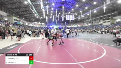 109 lbs Consi Of 16 #2 - Jude Connelly, Gering vs Christian Crum, Steel City Reloaded WC