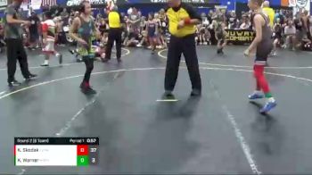82 lbs Round 2 (6 Team) - Kaiden Skodak, The Funky Singlets vs Korben Warner, Missouri Gold