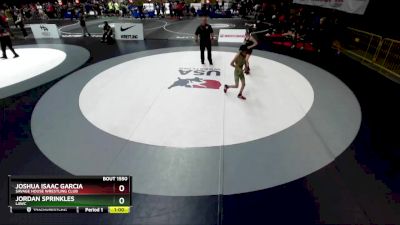 74 lbs Quarterfinal - Joshua Isaac Garcia, Savage House Wrestling Club vs Jordan Sprinkles, LAWC