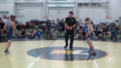 85 lbs Round 2 - Dakota Harmer, Grandville WC vs Bradley Bauman, Olympia