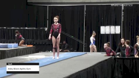 Abby Black Agility Gym - Vault - 2022 Elevate the Stage Huntsville presented by SportsMED & Crestwood