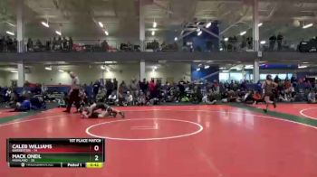 95 lbs Finals (2 Team) - Mack Oneil, Highland vs Caleb Williams, Barberton