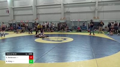 85-J lbs Consi Of 16 #2 - Easton Anderson, OH vs Ashton King, WV