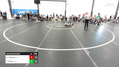 109 lbs Rr Rnd 3 - Burke Niebauer, Team Alien UFO vs Cameron Sontz, Edge Black