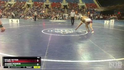 125 lbs Semis & 1st Wrestleback (8 Team) - Kylee Yetter, W1-Minot vs Kassidi Monroe, W3-Bismarck