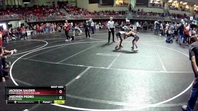 85 lbs Champ. Round 1 - Jaedrien Pedro, GI Grapplers vs Jackson Sauder, Chase County Wrestling Club