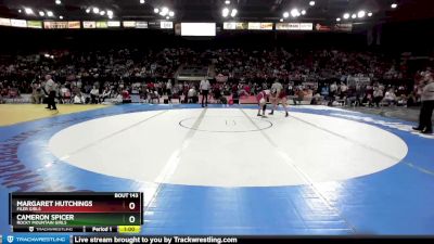 G 145 lbs Cons. Round 2 - La`Kya Jackson, Canyon Ridge Girls vs Maria Sifuentes, Columbia Girls