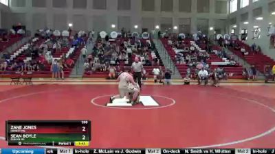 205 lbs Semifinal - Zane Jones, Hewitt MS vs Sean Boyle, Duran MS