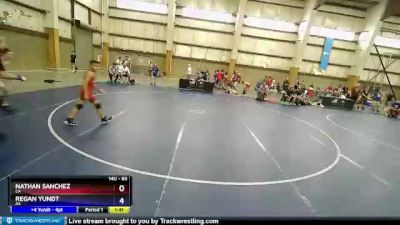 83 lbs Cons. Round 2 - Nathan Sanchez, CA vs Regan Yundt, AK