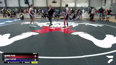 110-114 lbs Semifinal - Rorek Foss, WA vs Drew Lucas, OR