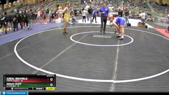 222 lbs Finals (8 Team) - Kenai Huff, La Grande vs Jubal Brumble, Crook County