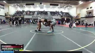 220 lbs Cons. Round 5 - Gregory Johnson, Warren Wrestling Academy vs Dylan Bennett, Solid Tech Wrestling Club