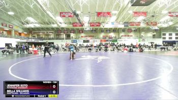 130 lbs 3rd Place Match - Bella Williams, Unattached - Oklahoma vs Jennifer Soto, McKendree University