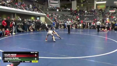 55 lbs Semifinal - Hudson Burns, Sebolt Wrestling Academy vs Kyler Meese, Hawks WC Lincoln