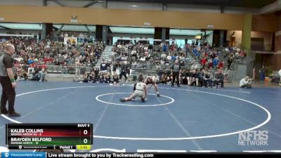 126 lbs Semifinals (8 Team) - Brayden Belford, Edmond North vs Kaleb Collins, Broken Arrow Hs