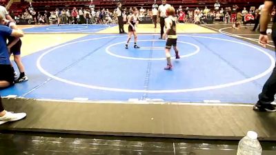 61 lbs Quarterfinal - Briggs Mattson, Broken Arrow Wrestling Club vs Skylar Ross, Verdigris Youth Wrestling