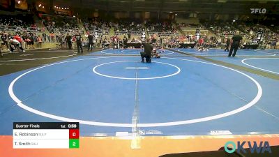 70 lbs Quarterfinal - Elijah Robinson, Sulphur Youth Wrestling Club vs Tracker Smith, Salina Wrestling Club