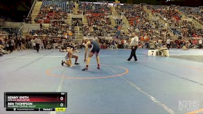 172 lbs Cons. Round 2 - Ben Thompson, Hillsboro-Central Valley vs Kenny Smith, Deslacs-Burlington