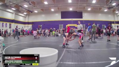 80 lbs Round 3 - Jeramiah Hagood, Team Tiger Youth Wrestling vs Jacob Gutierrez, Cane Bay Cobras