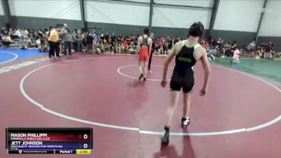 138 lbs Cons. Round 5 - Mason Phillippi, Peninsula Wrestling Club vs Jett Johnson, Southwest Washington Wrestling Club