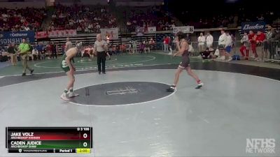 D 3 106 lbs Semifinal - Caden Judice, Archbishop Shaw vs Jake Volz, Archbishop Hannan