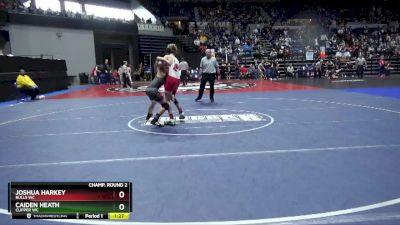 118 lbs Champ. Round 2 - Caiden Heath, Clipper WC vs Joshua Harkey, Bulls WC