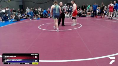 190 lbs Round 4 - Mia Cienega, WA vs Aubrey Newberry, WA