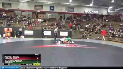 125 lbs Quarterfinal - Isaiah DeLaCerda, Adams State vs Paxton Rosen, Central Oklahoma