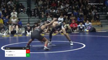 126 lbs Final - Kimo Leia, Selma vs Timothy Levine, St John Bosco