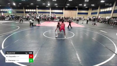 95 lbs Round Of 32 - Matthew Esqueda, Ocrtc vs Elias Clemans, Ford Dynasty WC