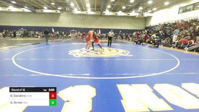 184 lbs Round Of 16 - Ben Sanders, Stevens vs Shemar Armor, Bridgewater