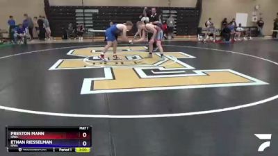 145 lbs Cons. Round 2 - Preston Mann, Iowa vs Ethan Riesselman, Iowa